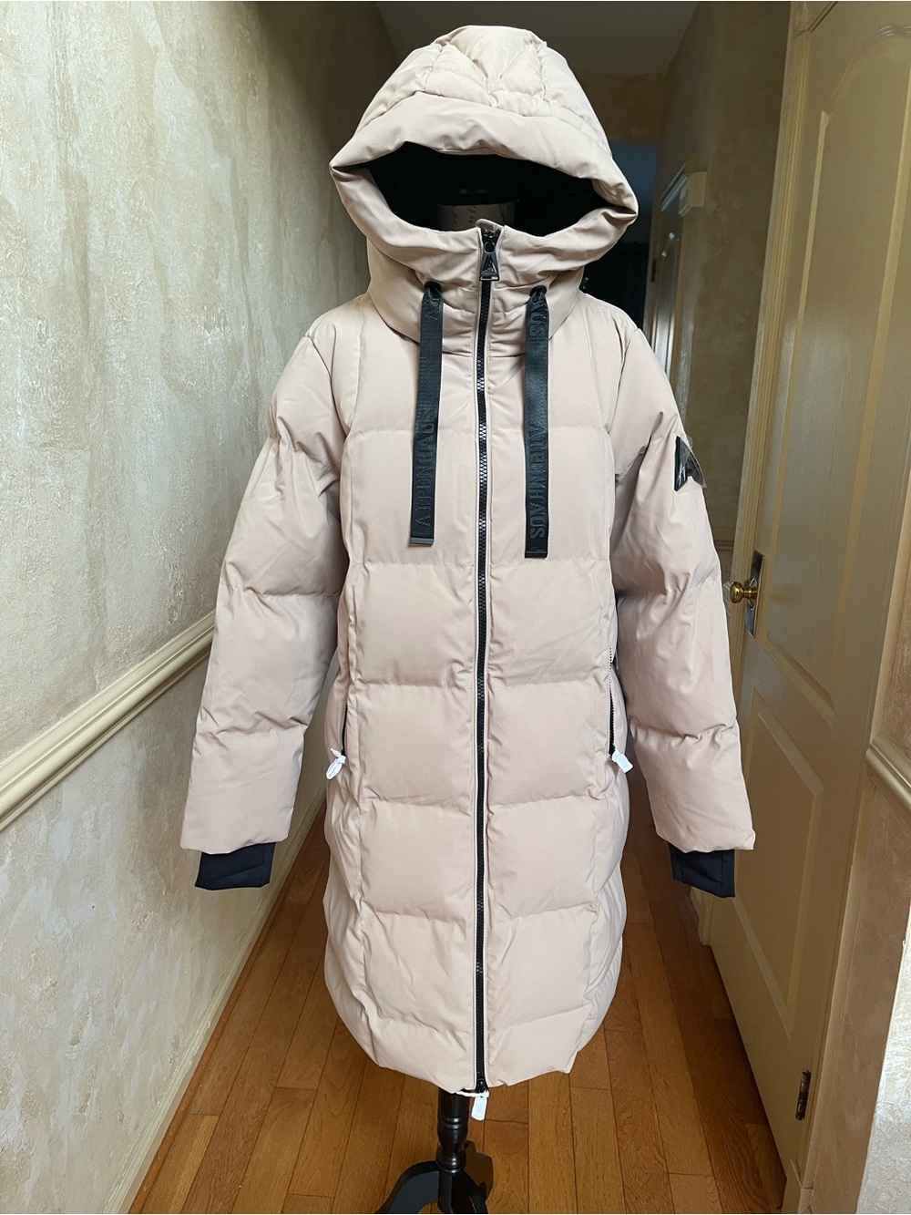 Alpenhaus CLUZE Mid-Length Puffer With Square Quilting Stone Sz L - Picture 5 of 16